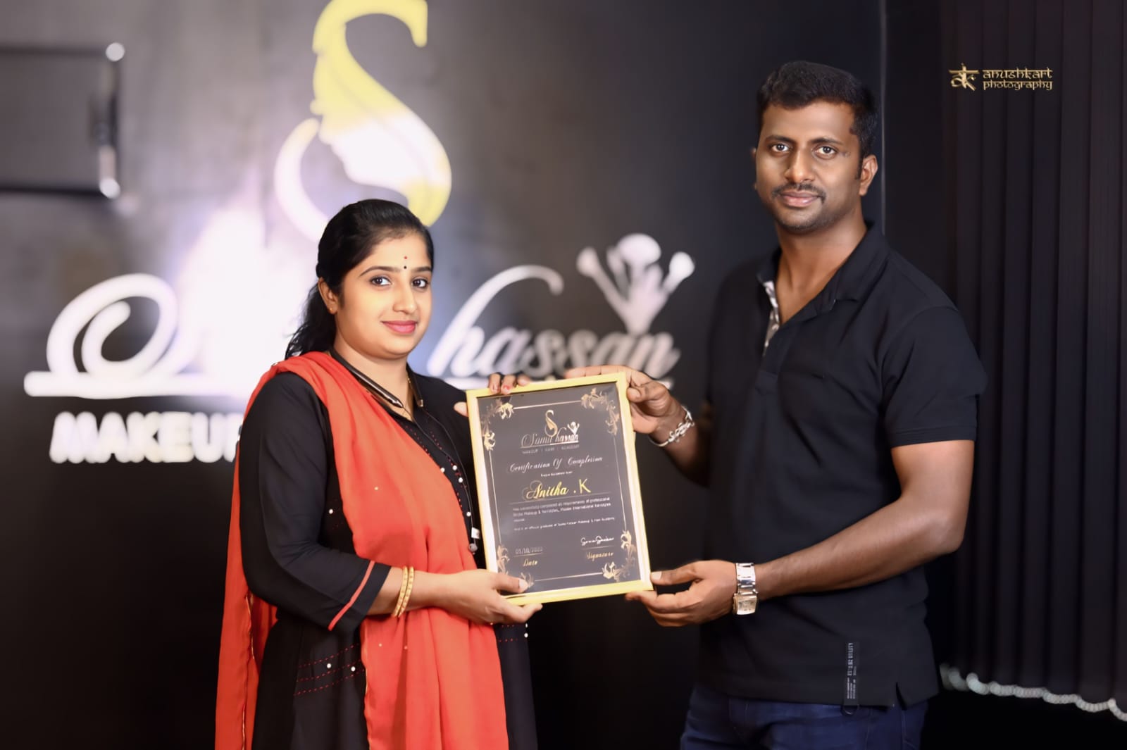 Certification from Samir Hassan Makeup Academy
