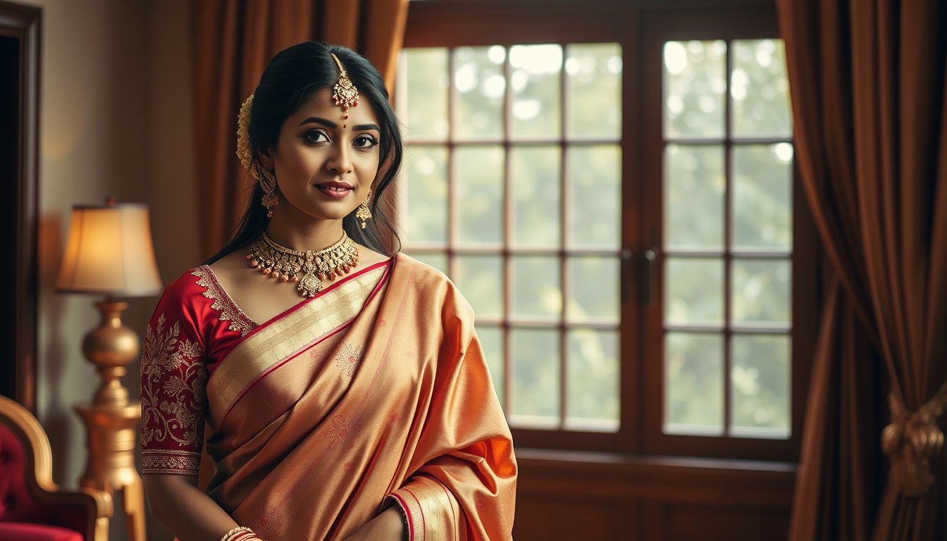 How Do You Style a Kanjeevaram Saree for a Wedding in Bangalore?