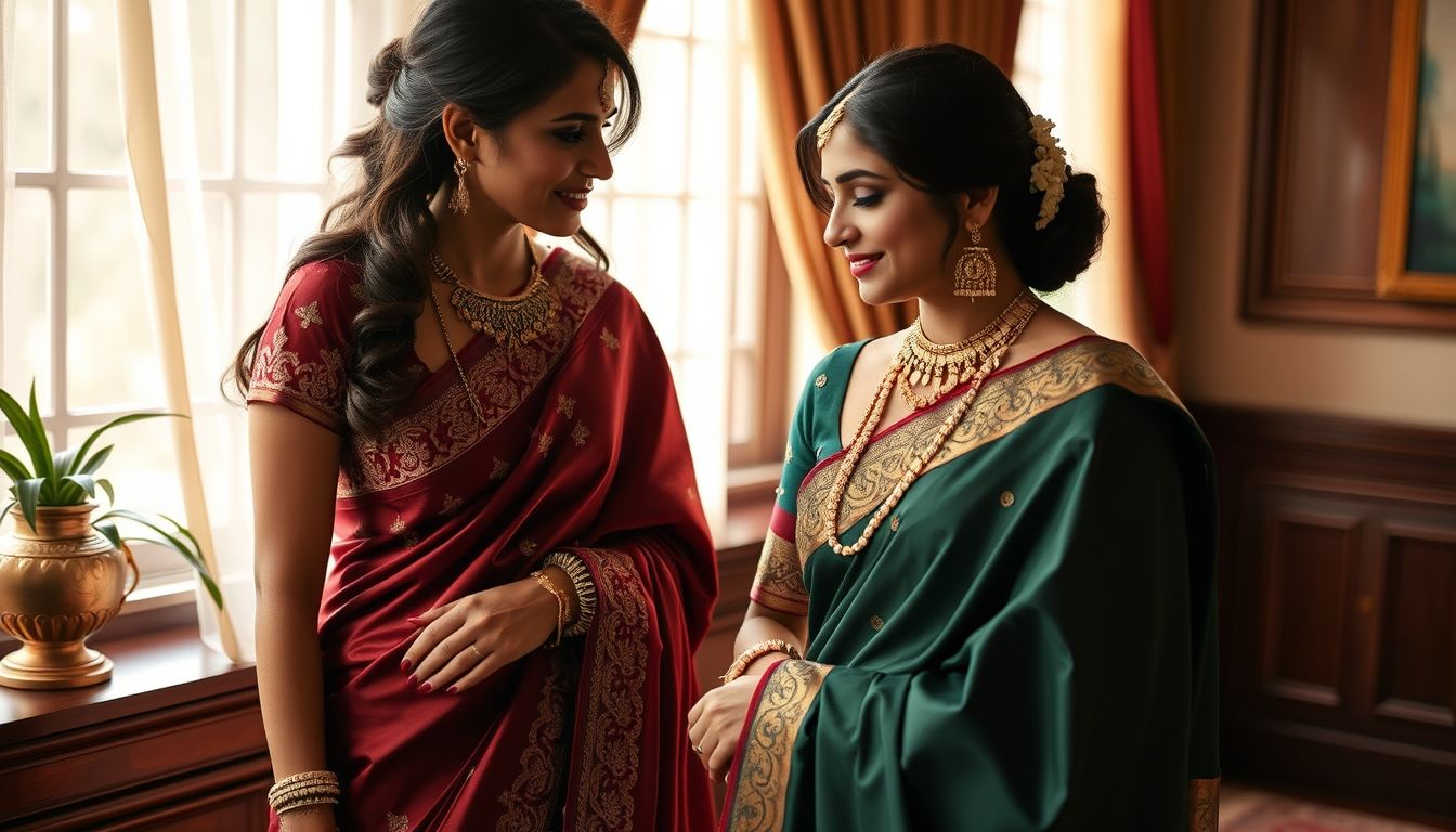 How Should Wedding Guests in Bangalore Drape a Saree for a Stylish Look?